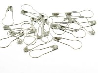 50 Sicherheitsnadeln Etikettiernadeln in silberfarben