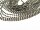 2 m Kugelkette gunmetal, 2,4 mm Durchmesser