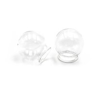 Hohlperlen durchsichtig zum befüllen 20 mm 2...
