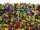 500 Rocailles Perlen als Farbmix gefrostet, 2 mm