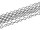 2 m Kette in silberfarben platiniert, 2,5 x 3,5 mm