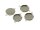 4 Verbinder in silberfarben platiniert für 14 mm Cabochon
