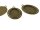 2 ovale Fassungen für 30 x 20 mm Cabochons in antik Bronze