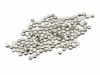 Quetschperlen in platinfarben 3 mm 100 Stück