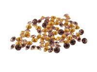 100 Strasssteine in flieder, 2 mm
