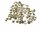50 Strasssteine in silber, 2,5 mm