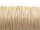10 m Polyesterkordel gewachst in creme, 1 mm