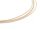 10 m Polyesterkordel gewachst in creme, 1 mm