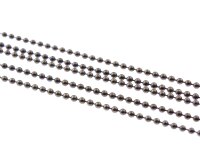 2 m Kugelkette in antik Bronze, 1,5 mm