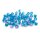 Crackleglasperlen in petrol und lila 6 mm 50 Stk