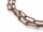 Große ovale Gliederkette in antik Kupfer 21x8 mm 1 m