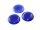 2 Cabochons Cateye Glas in royalblau, 25 mm