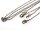 1 lange, fertige Gliederkette aus Messing in antik Bronze, 95 cm