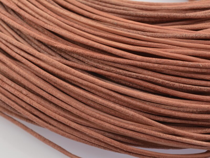 2 m echtes Lederband peru 1,5 mm