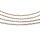 2 m Gliederkette in antik Bronze, 3 x 2 mm
