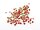 100 Strasssteine in rot, 2 mm