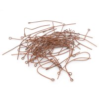 70 Ösenstifte in antik Kupfer, 5 cm