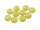 10 Resincabochons im Cateye-Design in olive, 10 mm