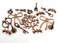 Set MIRIAM Vintage Schmuckanhänger in antik Kupfer