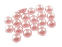 20 Cabochons in perlmutt altrosa, 10 mm