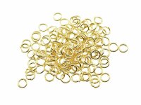 200 Biegeringe in goldfarben, 3 mm
