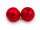 Glaswachsperlen in rot 10 mm 40er Set