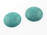 1 Cabochon aus Howlith Türkis, 23 mm