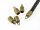 Endkappen in antik Bronze 6 x16 mm für 4 mm Bänder 10 Stück
