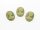 4 Cabochons/Kamee in olive, 18 x 13 mm