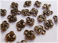20 Verbinder in antik Bronze
