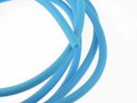 2 m Hohlgummiband in hellblau, 5 mm