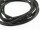 2 m Hohlgummiband in schwarz, 5 mm