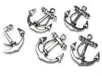 4 Anker Anhänger in tibetsilber