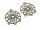 2 filigrane Anhänger "Dreamcatcher" in antik bronzefarben