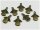 10 Engel in vintage Bronze "made for an angel"