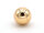 glänzene goldfarbene Klangkugel aus Messing, 16 mm