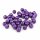 Glaswachsperlen violett rund 6 mm 50 Stück