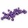 Glaswachsperlen violett rund 6 mm 50 Stück