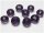 10 Glasschliffperlen 10 mm in violett