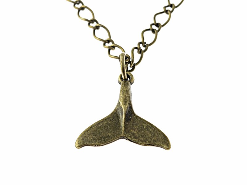 4 Anhänger "Mermaid" in antik bronzefarben