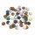Perlmuttscheiben bunt 15 mm Muschelscheiben Mix 20g (ca. 50 Stück)