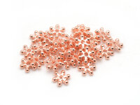 30 Zwischenperlen "kleine Kugeln" in peachy...