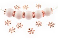 30 Zwischenperlen "kleine Kugeln" in peachy...