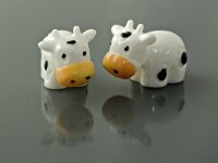 4 Cabochons "Mooo" aus Resin