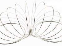 20 Windungen memory Wire, Spiralarmband in silberfarben...