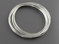 20 Windungen memory Wire, Spiralarmband in silberfarben