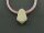 6 Acrylperlen "Triangles" in Tropfenform in creme