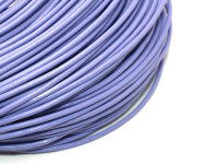 echtes Lederband in flieder 2m