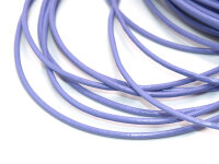 echtes Lederband in flieder 2m
