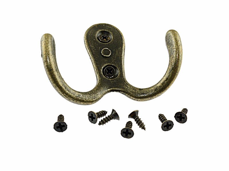 50 Schrauben in antik bronzefarben, 8 mm